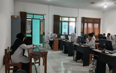 Peserta Didik MTs Nurul Falah Ikuti UMBK 2026 dengan Tertib dan Semangat